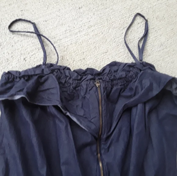 J Crew Chambray Romper - Picture 2 of 7